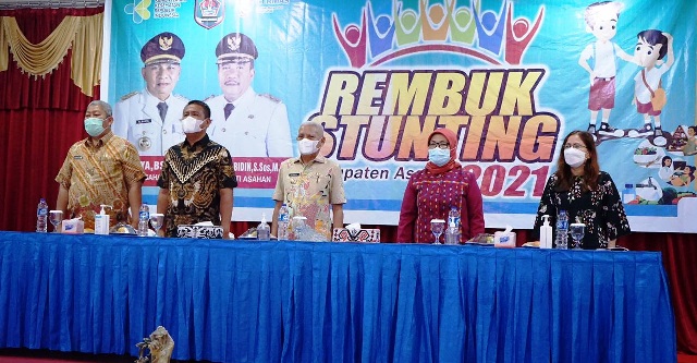 Kegiatan rembuk stunting di Kabupaten Asahan.