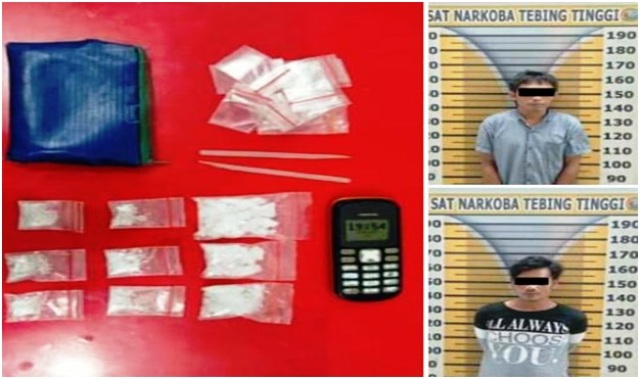 Kedua pelaku diamankan bersama barang bukti.