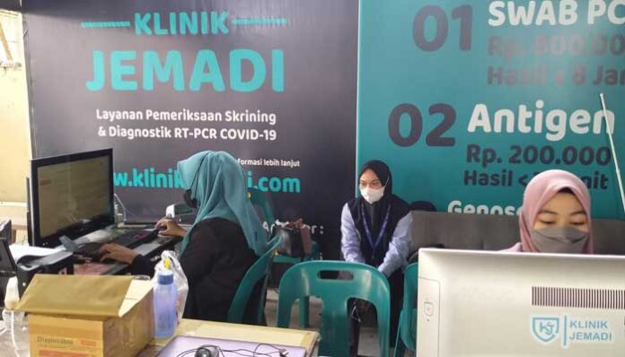 Tes PCR di Klinik Jemadi Medan