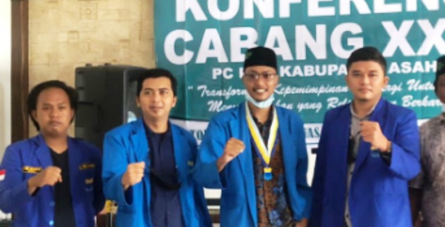 Dicky Erianda Saragih terpilih secara aklamasi sebagai Ketua PC PMII Asahan masa khidmat 2021-2022.