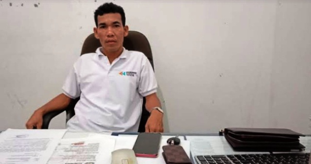 Komisioner KPUD Kota Siantar, Jaffar Siddik Saragih.