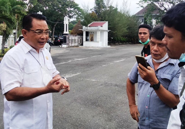 Astronout Nainggolan selaku Ketua Bapemperda DPRD Siantar.