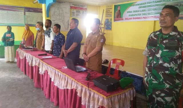 Pelaksanaan Musrenbang Desa Denai Lama tahun 2022.