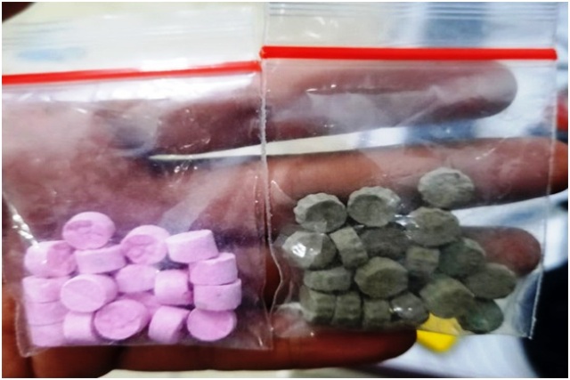 Pil ekstasi palsu barang bukti yang diamankan.