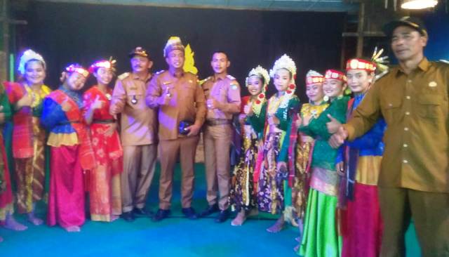 Kunjungan rombongan dari Kabupaten Aceh Barat Daya di Desa Denai Lama.
