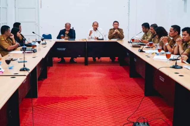 Rapat persiapan yang dilaksanakan Pemkab Humbahas dalam mengikuti PRSU tahun 2023.