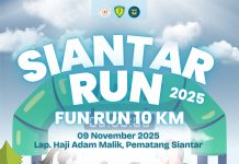 Siantar Run 2025 Siap Digelar, Ajak Warga Pematangsiantar Hidup Sehat dan Jauhi Narkoba Lewat Fun Run 10 KM